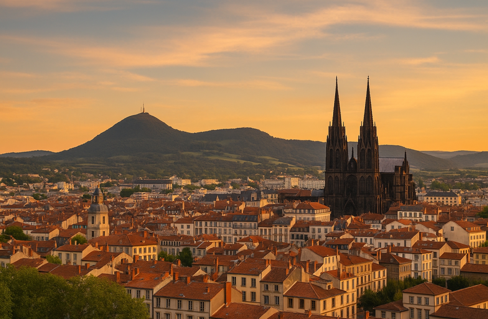 Échange de maison à Clermont-Ferrand – Nature et patrimoine au cœur des volcans